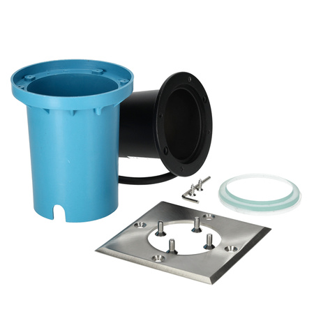 Oprawa Najazdowa Dogruntowa Kwadratowa GU10 IP65 Chrom Entrada Kobi