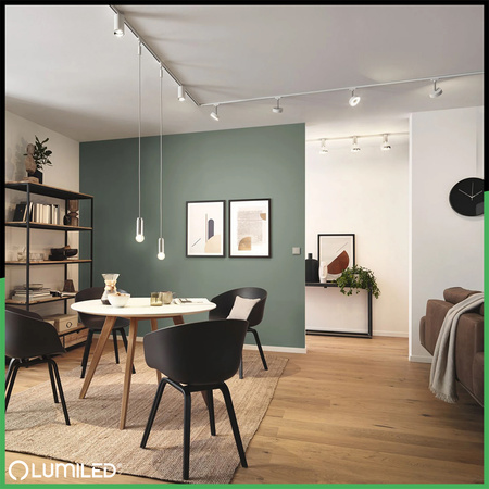 Łącznik Kątowy Narożny Biały do Listew Szynowych Jednofazowych Szynoprzewodów LUMILED