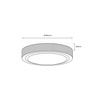 Plafon LED Lampa Sufitowa Natynkowa MIRI 34W Ø490 mm Milagro