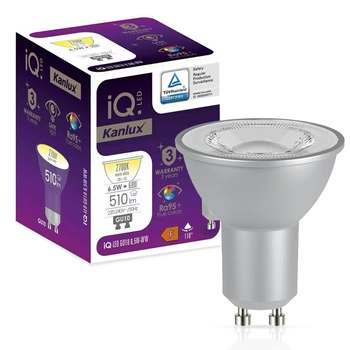 Żarówka IQ - LED GU10 6,5W 510lm 2700K Ciepła 110° KANLUX