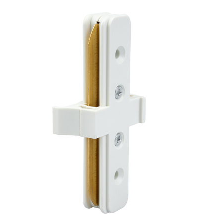 Łącznik Prosty Biały do Listew Szynowych Jednofazowych Szynoprzewodów LUMILED