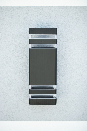 Lampa Ogrodowa Kinkiet Elewacyjny góra dół GU10 Czarny PROTEA LUMILED