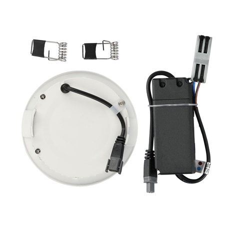 Panel LED Podtynkowy wpuszczany 12W 3000K PREMIUM Okrągły SAMSUNG CHIP FLICKER FREE VT-612RD V-TAC