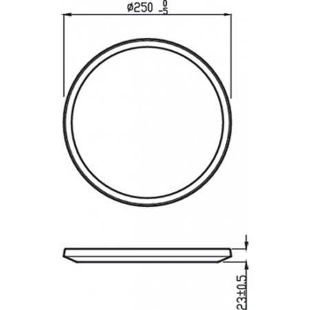 Lampa Ogrodowa Plafon LED 15W 1500lm 4000K IP54 SceneSwitch Biała SuperSlim Philips