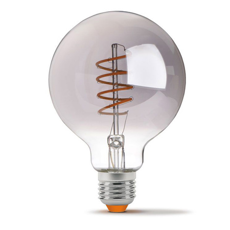 Żarówka LED E27 G95 Kula 4W 100lm 1800K Ciepła 360° FILAMENT Dymiona Ściemnialna Videx