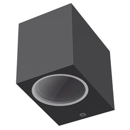 Kinkiet Ogrodowy Lampa Elewacyjna Zewnętrzna LED GU10 IP54 Szara ARON Videx