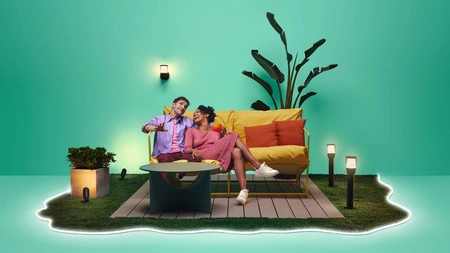 Reflektor Ogrodowy LED Wbijany Lampa 4W 270lm 2700-5000K RGB + TW Czarna Inteligentna SMART WiFi Bluetooth Aplikacja WiZ