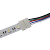 Złączka do Taśm Pasków LED RGBW Elastyczna Jednostronna 5pin 12mm Biała Sanico Goldlux
