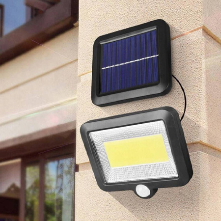 Naświetlacz Solarny LED 5W 5500-6000K Zimna IP54 Masterled Czujnik Ruchu