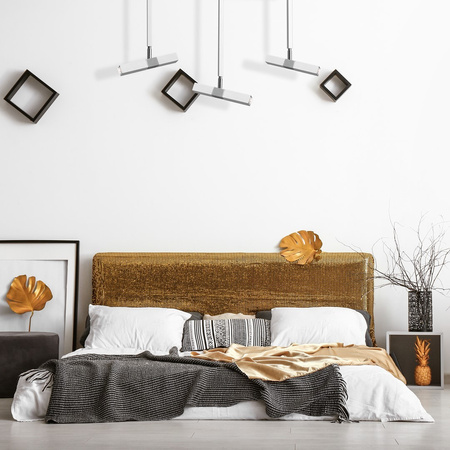 Lampa Sufitowa CASTRO Biała Chrom 3xG9 Milagro