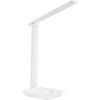 Lampka Biurkowa Kreślarska Stołowa LED 6W CCT USB RACTUS Biała Lumiled