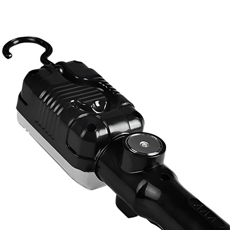 Latarka Warsztatowa Lampa Garażowa LED 230V 12W 960lm Magnes Haczyk na Kablu 5m MasterLED