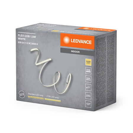 Taśma Pasek LED 7.5W 3000K Ciepła 1.5M Cob Strips Ledvance