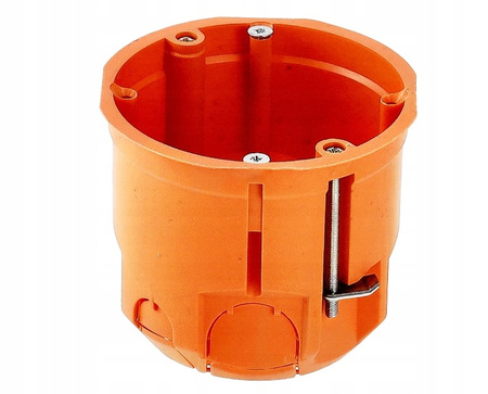 Puszka Instalacyjna Elektryczna Głęboka do Płyt Gipsowych PK60 z Wkrętami PAWBOL