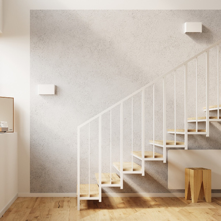 Lampa Ścienna Kinkiet 2x G9 Prostokątna Biała Nowoczesna Copertura Sollux