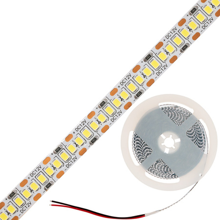 Taśma LED Pasek 12V 120W 1200LED 2835 Zimna 10mm 5m