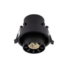 Oprawa Podtynkowa Sufitowa GU10 Czarna MONO SLIDE 10799 Nowodvorski
