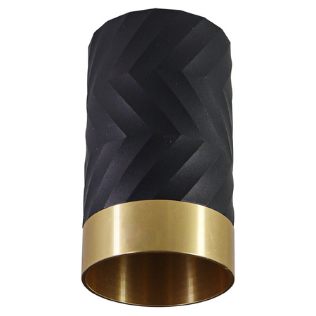 Oprawa Natynkowa Punktowa Spot GU10 Czarna Złota ARRAS Sanico Goldlux