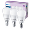 3x Żarówka LED E14 Kulka P45 4.9W = 40W 470lm 2700K Ciepła EC Multipack Philips