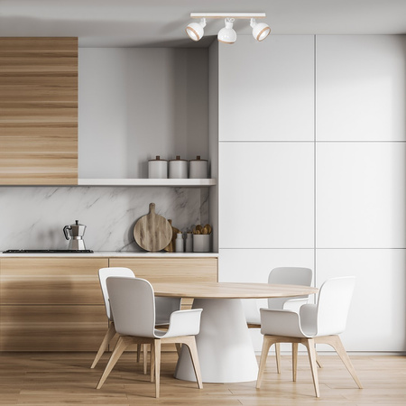 Lampa Sufitowa OVAL Biała 3xE27 Listwa Milagro