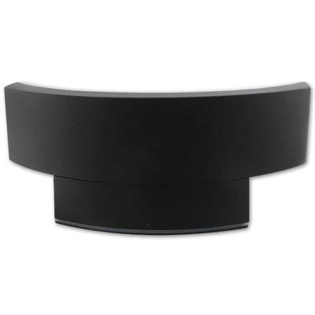 Kinkiet Ogrodowy Elewacyjny Lampa Ścienna LED 9W z Czujnikiem Ruchu i Zmierzchu Czarna BELLA