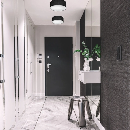 Plafon LED Lampa Sufitowa VIVIAN E27 Czarna LM-1.207 Lamkur