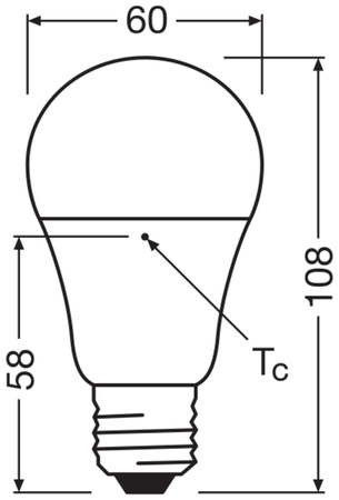 Żarówka LED A60 E27 4.9W = 40W 470lm 2700-4000K CCT 200° Relax Active and Sleep CLASSIC Osram
