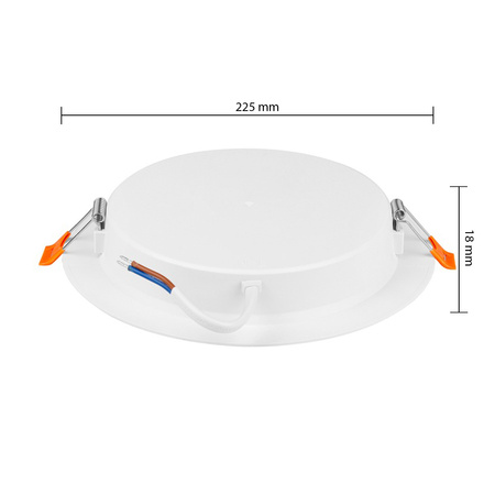Panel LED Oprawa Sufitowa 18W 1440lm 4000K Neutralny Wpuszczany Okrągły Biały Proma Masterled