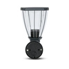 Lampa Ogrodowa Oprawa Elewacyjna Kinkiet E27 Czarny Mat VT-835 V-TAC