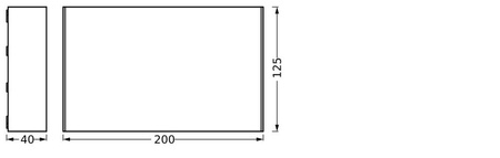 Lampa Ogrodowa Zewnętrzna Kinkiet Elewacyjny LED 7W 330lm 3000K IP65 Szary Endura Ledvance