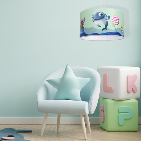 Lampa Wisząca Sufitowa DELFINKA FINKA MiniMini 1xE27 Milagro