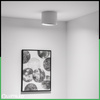 Oprawa Natynkowa HALOGENOWA SPOT TUBA Ruchoma GU10 AR111 Okrągła Biała 100mm TELES LUMILED