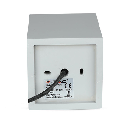 Oprawa Sufitowa Natynkowa Spot GU10 Kwadratowa Szara/Czarna VT-860 V-TAC - 5 Lat Gwarancji