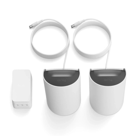 2x Lampka Biurkowa LED do Podświetlania Ścian 2070lm IP20 White and Color Ambiance RGB + TW Biała Inteligentna SMART Zigbee Bluetooth Indoor Table Lamp Play Wall Washer Philips HUE