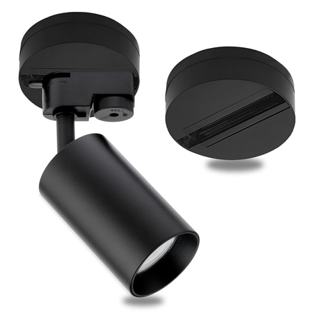 ZESTAW LUMILED SZYNA HUMA CZARNY + REFLEKTOR SZYNOWY SAGI CZARNY