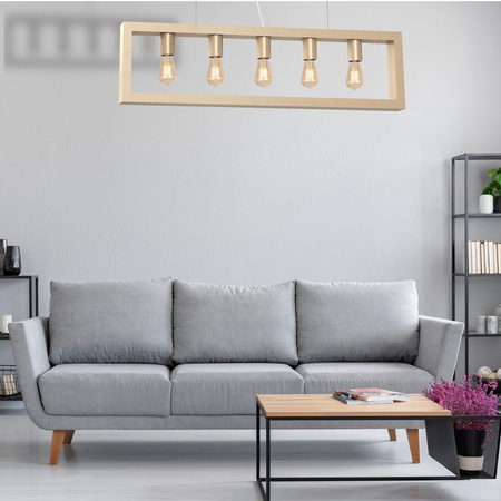 Lampa Wisząca Sufitowa MACK 5xE27 Milagro