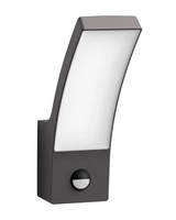 Kinkiet Ogrodowy Lampa Elewacyjna Zewnętrzna LED 12W 1100lm 2700K IP44 z Czujnikiem Ruchu i Zmierzchu Antracyt Splay Philips