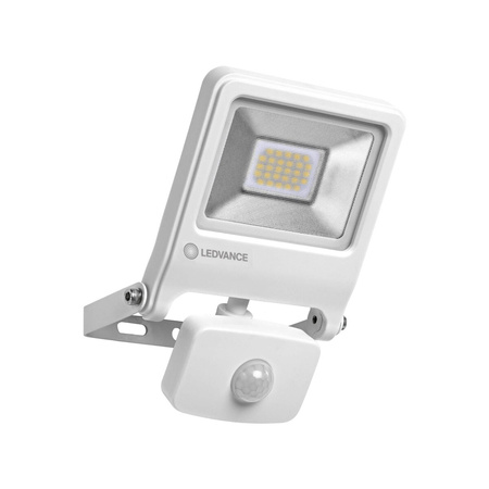 Naświetlacz LED 20W 1700lm 3000K IP44 Biały z czujnikiem ruchu LEDVANCE Floodlight Endura