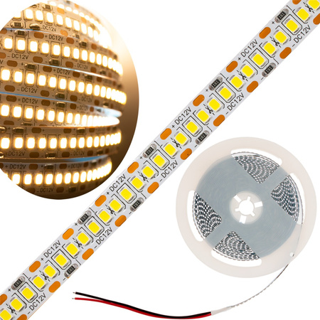 Taśma LED Pasek 12V 120W 1200LED 2835 Ciepła 10mm 5m