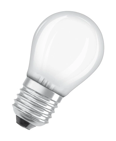 Żarówka LED P45 Kulka E27 4W = 40W 470lm 6500K Zimna 300° Retrofit Filament CLASSIC Osram
