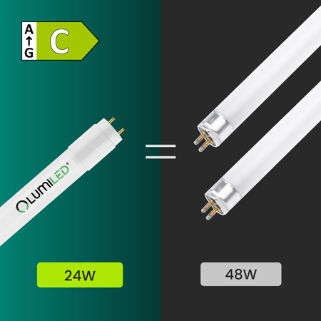 Świetlówka LED G13 T8 TUBA 24W 4000K 3840lm Neutralna 150cm 160lm/W Lumiled