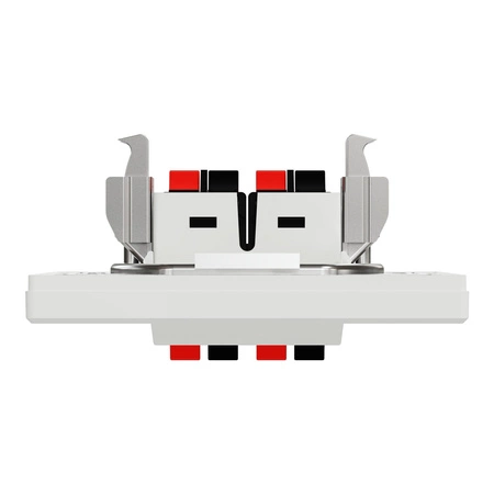 Gniazdo Głośnikowe Podwójne Podtynkowe Białe SCHNEIDER ASFORA