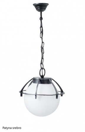 Lampa Ogrodowa Zewnętrzna Wisząca LED Kule z koszykiem 200 K 1018/1/KPO E27 Su-Ma