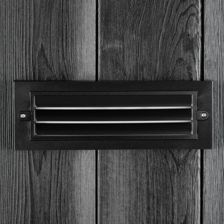 Kinkiet Ogrodowy Elewacyjny Lampa Ścienna LED 6W CZARNA POLA