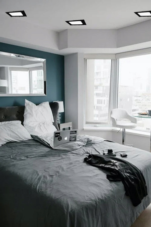 Plafon Panel LED 6W 4000K 360lm 11cm Kwadrat Natynkowy Czarny