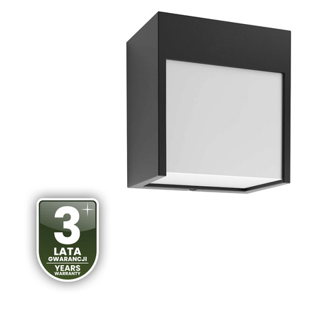 Lampa Ogrodowa Ścienna LED Kinkiet Elewacyjny Zewnętrzny IP54 12W 3000K RUBUS LUMILED