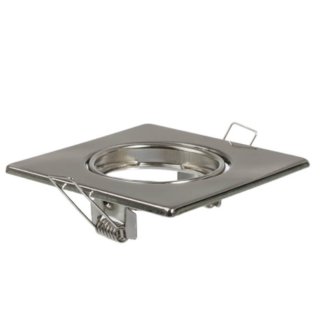 3x Oprawa ruchoma OPIN GOLDLUX kwadrat metal nikiel MR16 GU10