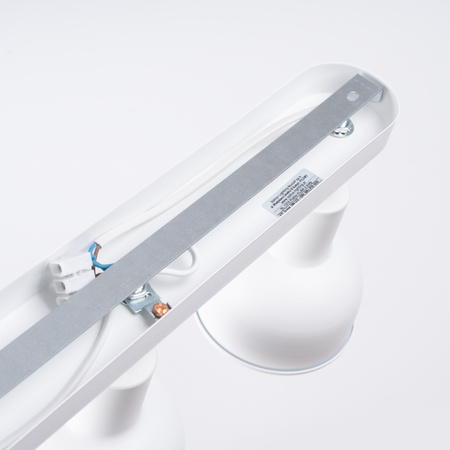 Lampa Sufitowa Oprawa Natynkowa Reflektor 3x E27 Ruchoma Geometryczna Biała Industrialna Elba Sollux