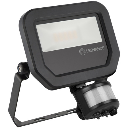 Naświetlacz LED 10W 1200lm 4000K IP65 Czarny z czujnikiem ruchu i zmierzchu LEDVANCE Floodlight