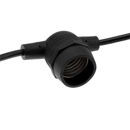 Girlanda Ogrodowa Zewnętrzna Łańcuch Świetlny 10m 10x E27 Żarówki 1,3W 2200K NARCI Lumiled